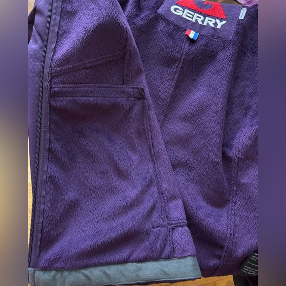 Gerry Outdoors Purple Full Zip Hooded Jacket Size M - Picture 13 of 15